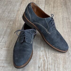 Johnston & Murphy Dark Blue Oxfords